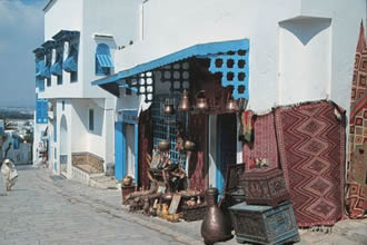 Sidi Bou Said, northern Tunisia - claimed the prettiest town in Tunisia.