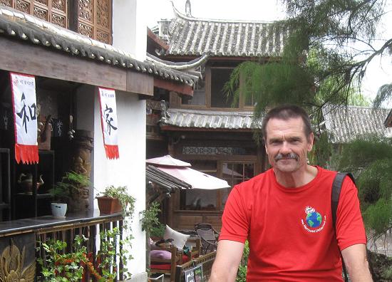 Michal Pawlina in China.