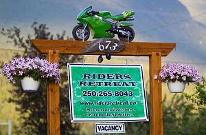 Riders Retreat, Nakusp, BC.