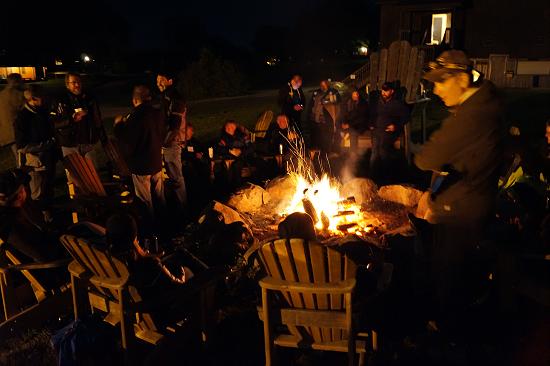 Campfire at HU Ontario 2013.