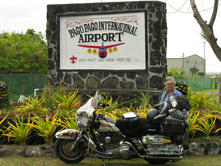 Outside Pago Pago Airport