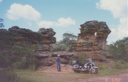 Seven Cities National Park, unusual land formations of weathered rocks