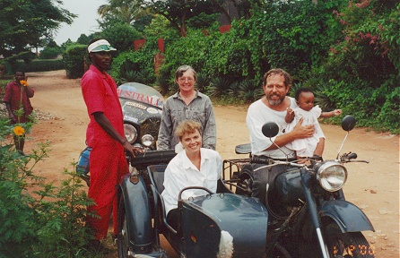 Second generation missionary family, with similar wheels