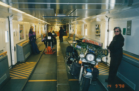 Crossing the English Channel on the train tunnel