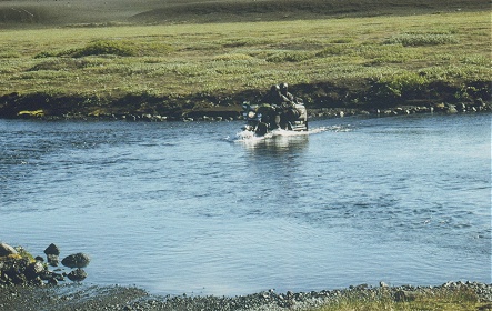 The third river crossing two up