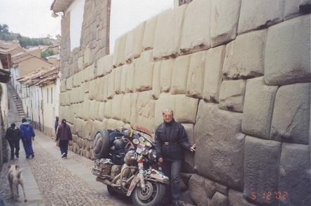 The foundation blocks from the Inca Empires building, Cusco