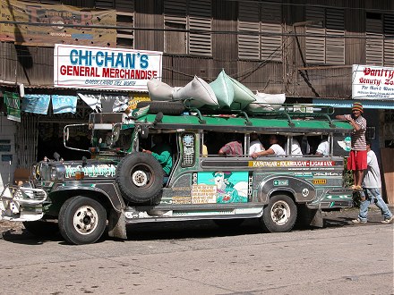 Main local transport, the jeepney