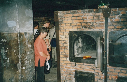 Kilns for disposing of bodies at Auschwitz
