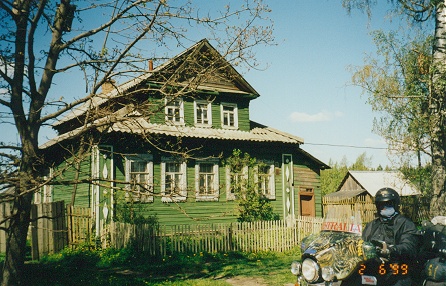 Typical of many wooden homes lining most roads
