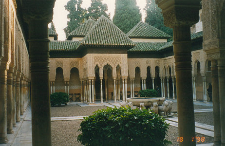 La Ahlambra, and Islamic building from the 14th Century