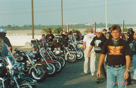Riding with the Harley boys from Abu Dhabi
