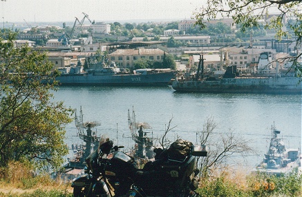 Mothballed Russian fleet at Sevastopol