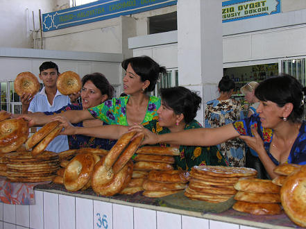 Buying bread in a competitive market