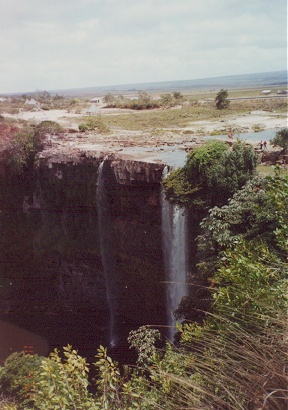 One of many waterfalls in the Grand Sabana National Park