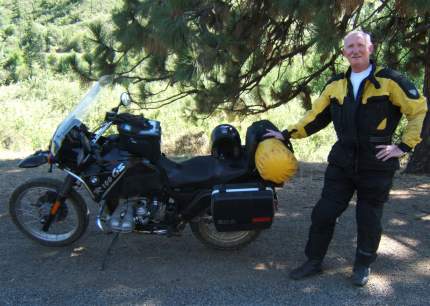 With his R100 GSPD Jim Aiken has hunted some odd roads and trails.