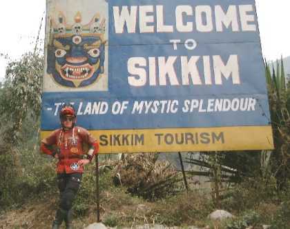 Entering Sikkim