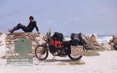 Greg at Cape Agulhas, South Africa