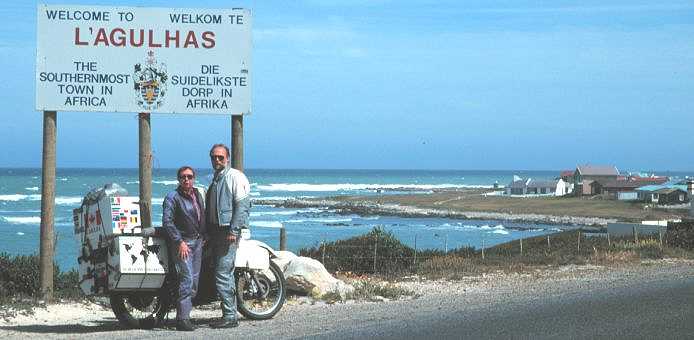 We made it to the bottom of Africa, Cape Agulhas