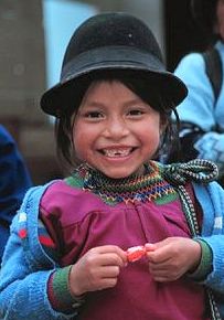 Ecuador, Girl with Candy