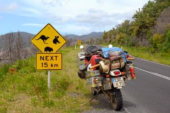 Australia road sign.