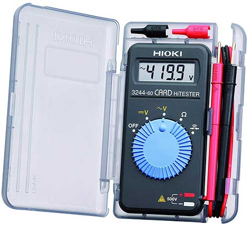 Hioki 3244-60 Card HiTester and Digital Multimeter