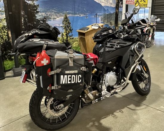 Adam Lund, Medic motorcycle.