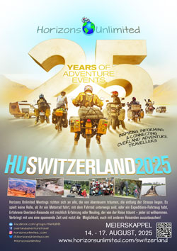 HU Switzerland 2025 poster, English.