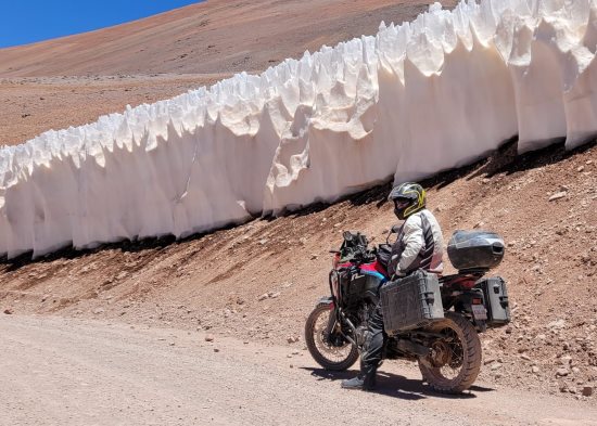 Mark Brunson, Motorcycling in Chile and Argentina.