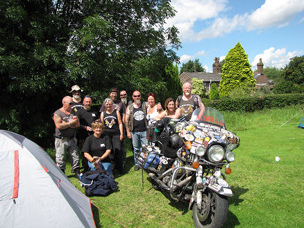 The crowd at Northern Harley Club Rally