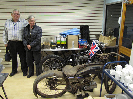 Being shown around the restoration area at the Coventry Transport Museum