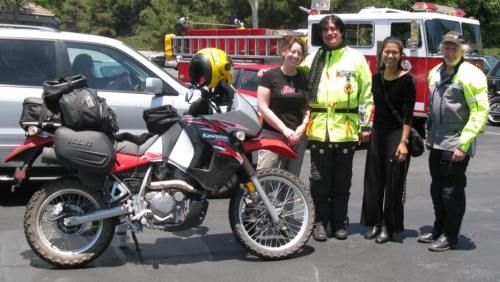 Andy Goldfine and I found ourselves in Irvine, California answering questions from two hardcore women moto-journalists, Teri Conrad and Frankie Santos.