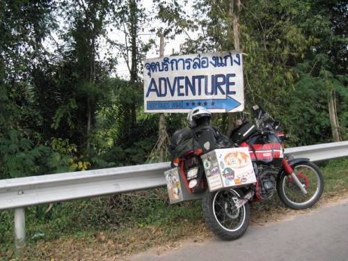 What does adventure mean? In this case the advertised adventure was a guided floating raft trip down a slow moving river. I chose to stick with my solo motorcycle journey through Isan and the eastern part of Thailand. 