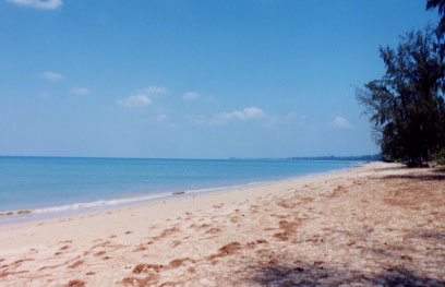 One of Thailand's secret places, this empty beach on the Andaman Sea provided a haunting end to my hunt for perfect riding in "Amazing Thailand."