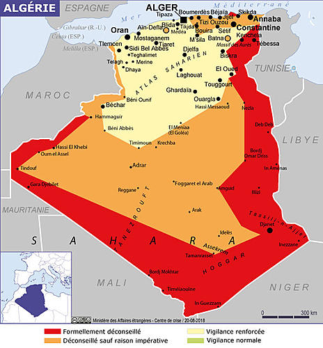 New trans-Sahara route: Tindouf (DZ) <–> Zouerate (RIM)-alg-map-france-de.jpg