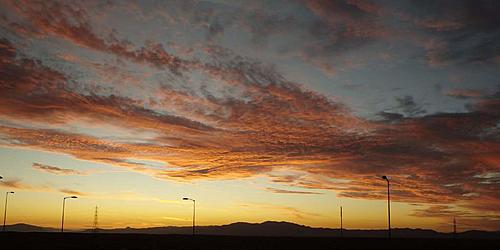 Africa.......and not planned too well!-sunset-whilst-setting-up-camp.jpg