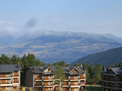 View over the valley from the Hotel HG La Molina
