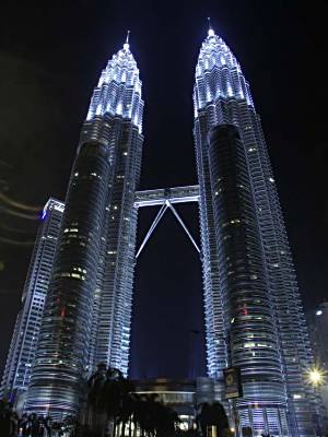 Petrona’s twin towers, Kuala Lumpur, Malaysia.