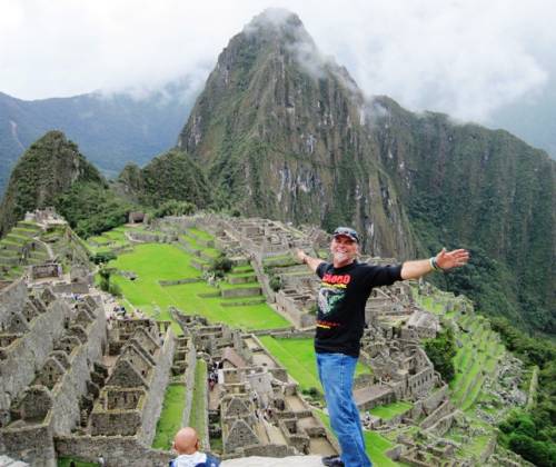 Machu Picchu... Perhaps the highlight of my South American tour.
