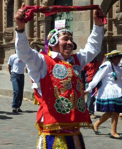 Cusco Traditional Dance Carnival.