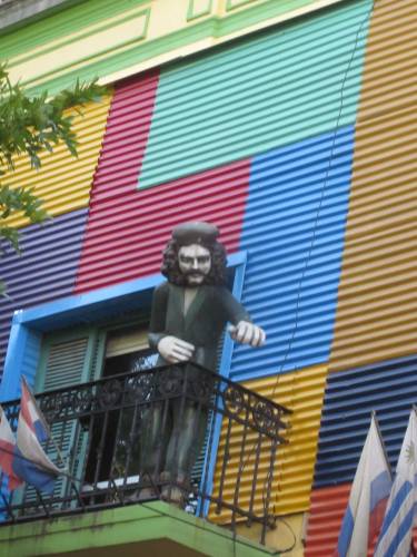 Che Guevara statue, La Boca, Argentina.